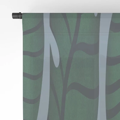 MSRYSTUDIO Retro Jungle Out Single Panel Sheer Window Curtain - Society6 5 MSRYSTUDIO Retro Jungle Out Single Panel Sheer Window Curtain - Society6 - Image 3