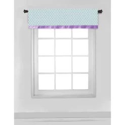 Bacati - Isabella Leaves Aqua/Lilac/Purple Window Valance 11 Bacati - Isabella Leaves Aqua/Lilac/Purple Window Valance -Home Improvement Store GUEST 3f4d2394 8ee5 4a31 b8f1 ec6137a4a270