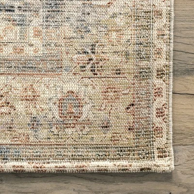NuLOOM Lesley Handmade Flatweave Cotton Blend Distressed Vintage Area Rug 6 NuLOOM Lesley Handmade Flatweave Cotton Blend Distressed Vintage Area Rug - Image 4