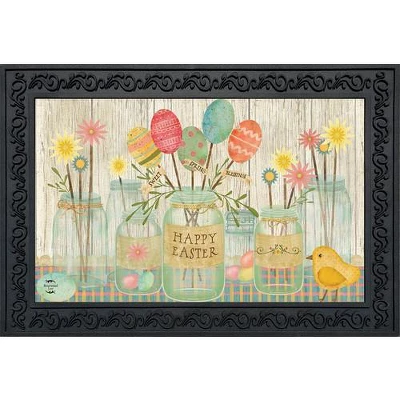 Briarwood Lane Spring Egg Bouquet Easter Doormat Primitive Chick Indoor Outdoor 30" X 18" 3 Briarwood Lane Spring Egg Bouquet Easter Doormat Primitive Chick Indoor Outdoor 30" X 18"