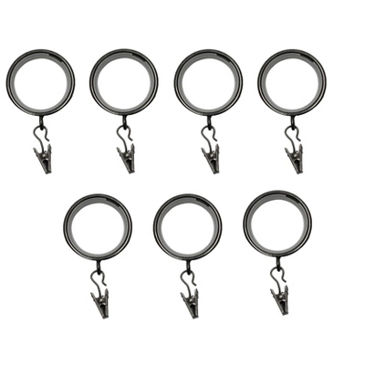 Linen Avenue Curtain Rod Decorative Drapery Rings 6 Linen Avenue Curtain Rod Decorative Drapery Rings - Image 4