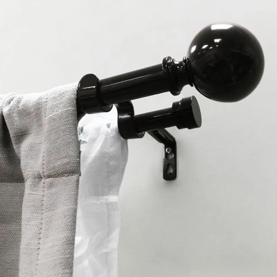 Ball Drapery Double Rod Set Oil Rubbed Bronze - Lumi Home Furnishings 4 Ball Drapery Double Rod Set Oil Rubbed Bronze - Lumi Home Furnishings - Image 2