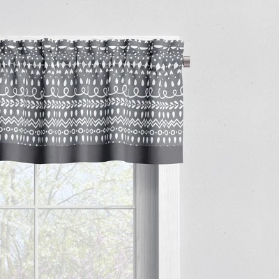 Bacati - Owls Grey/Beige Neutral Cotton Window Valance 3 Bacati - Owls Grey/Beige Neutral Cotton Window Valance