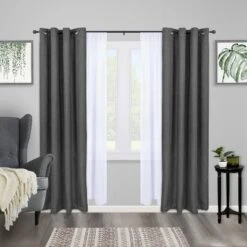 Kenney Wakefield 5/8" Standard Decorative Window Double Curtain Rod, 66-120", Black 5 Kenney Wakefield 5/8" Standard Decorative Window Double Curtain Rod, 66-120", Black -Home Improvement Store GUEST 442d3428 071c 45a4 b84d bcfa77def504