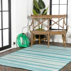 Castara Wavy Stripe Modern Indoor/Outdoor Area Rug - JONATHAN Y -Home Improvement Store GUEST 45166b95 7f5b 4a39 827c dc294d7f53c6