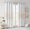 1pc 42"x84" Blackout Kendra Metallic Animal Print Curtain Panel White/Gold - Intelligent Design 2 1pc 42"x84" Blackout Kendra Metallic Animal Print Curtain Panel White/Gold - Intelligent Design -Home Improvement Store GUEST 45b25716 052a 4868 b4e1 5dc32b7950e7