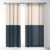 Color Poems Color Block LInes XXXX Single Panel Sheer Window Curtain - Society6