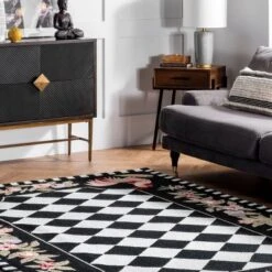 Angla Rooster Kitchen Area Rug Black - NuLOOM -Home Improvement Store GUEST 462aaaff 8199 4a16 b79d f3fa37125605