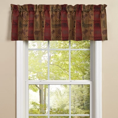 Park Designs High Country Valance - 72''L Brown 3 Park Designs High Country Valance - 72''L Brown