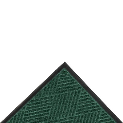 Dark Green Solid Doormat - (4'x6') - HomeTrax 4 Dark Green Solid Doormat - (4'x6') - HomeTrax - Image 2