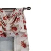 RLF Home Norfolk 3-Scoop Victory Swag Elegant Window Treatment Center 25" Tails 4" Top Tabs 50" X 18" Multicolor -Home Improvement Store GUEST 478ac2d0 9f06 4265 94ff 7f690c34e3b2