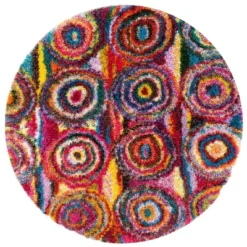 Kindra Circles Shaggy Area Rug - NuLOOM -Home Improvement Store GUEST 48f8e483 d22a 4165 b55f cd5f083b78a3