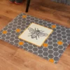 2'x3' ColorStar Bee Hex Door Mat Gray - Bungalow Flooring 2 2'x3' ColorStar Bee Hex Door Mat Gray - Bungalow Flooring -Home Improvement Store GUEST 491ff504 ac56 4852 846e 32450b042a1b