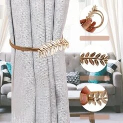 Unique Bargains Metal Curtain Holdback Gold Tone 2 Pcs -Home Improvement Store GUEST 4a524ed1 3923 4920 aba5 d8892e7d2438