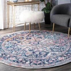NuLOOM Vintage Lilah Medallion Area Rug 13 NuLOOM Vintage Lilah Medallion Area Rug -Home Improvement Store GUEST 4aab6b85 4d44 4b97 ae6c 751c44526389