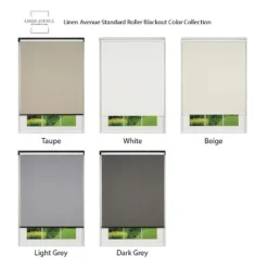Linen Avenue Cordless Blackout Roller Shade, Beige And Taupe -Home Improvement Store GUEST 4c2f1f83 1ef4 4c7d 9049 fbb331f7d7cf