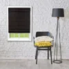 Radiance Newport 33.5-in Cordless Espresso Roman Shade