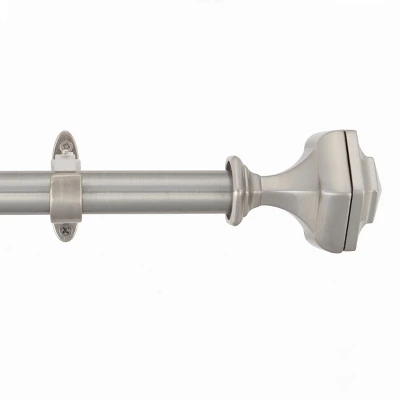 Iron Expandable Silver Window Curtain Rod By Blue Nile Mills 3 Iron Expandable Silver Window Curtain Rod By Blue Nile Mills