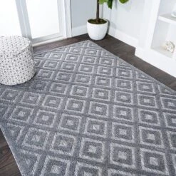 Portmany Neutral Diamond Trellis Indoor/Outdoor Area Rug - JONATHAN Y -Home Improvement Store GUEST 4e63aac7 1a16 4f13 b32d fae3d4df7fc7