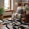 Abstract Inkblot Rug Black/White - Threshold™ 2 Abstract Inkblot Rug Black/White - Threshold™ -Home Improvement Store GUEST 4ebd94c0 588c 4d37 a38f 2a8f134bc60b
