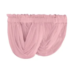 Collections Etc Scoop Two-Piece Rod Pocket Solid-Colored Sheer Valances For Windows, Decorative Accent And Added Privacy For Any Room In -Home Improvement Store GUEST 4ef26f67 80ed 4b02 bc91 07510b91b1a9