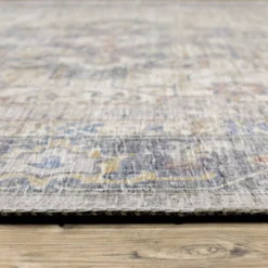 Marcel Vintage Traditional Medallion Area Rug Blue/Gold - Captiv8e Designs -Home Improvement Store GUEST 501006e8 a5a0 4e9b 847a 9efe7f47a2f7