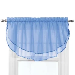 Collections Etc Elegance Sheer Ascot Window Valance, Allows Light To Enter While Maintaining Privacy - Decorative Accent For Any Room In -Home Improvement Store GUEST 5153ec53 2df0 48b1 b6e9 d7543ea11748