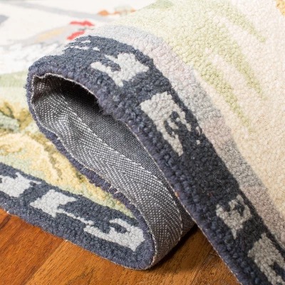 Chelsea HK56 Hand Hooked Area Rug - Safavieh 4 Chelsea HK56 Hand Hooked Area Rug - Safavieh - Image 2