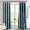 Lush Décor Aspen Luxury Velvet Chenille Window Curtain Panel Dusty Blue Single 52x84 2 Lush Décor Aspen Luxury Velvet Chenille Window Curtain Panel Dusty Blue Single 52x84 -Home Improvement Store GUEST 53119fe0 5a75 4ab4 9c74 a55f1db79e7d