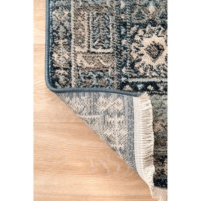NuLOOM Vintage Melani Medallion Fringe Area Rug 8 NuLOOM Vintage Melani Medallion Fringe Area Rug - Image 6