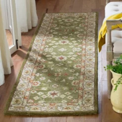 2'3"x8' Floral Tufted Runner Rug Moss Green/Ivory - Safavieh 10 2'3"x8' Floral Tufted Runner Rug Moss Green/Ivory - Safavieh -Home Improvement Store GUEST 5443471b e743 4f84 9ad0 84e14fe41c4d