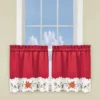 Collections Etc Poinsettia Curtains -Home Improvement Store GUEST 544453ad 4710 4a6f af20 a6d0a70195af