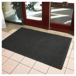 3'x4' Solid Doormat Black - HomeTrax -Home Improvement Store GUEST 546163f2 f276 4443 a97c b3752f4317e9 1