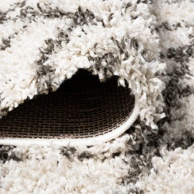 Algaida Moroccan Diamond Shag Area Rug - JONATHAN Y 9 Algaida Moroccan Diamond Shag Area Rug - JONATHAN Y - Image 7