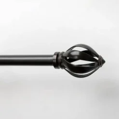 Decorative Drapery Single Rod Set With Acron Cage Finials Oil Rubbed Bronze - Lumi Home Furnishings 11 Decorative Drapery Single Rod Set With Acron Cage Finials Oil Rubbed Bronze - Lumi Home Furnishings -Home Improvement Store GUEST 5557fa1b 4f66 43c4 a49f ea6a7b9d2c8f