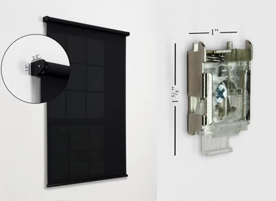 Linen Avenue Cordless 5% Solar Screen Standard Roller Shade, Black, Charcoal, And Gray 6 Linen Avenue Cordless 5% Solar Screen Standard Roller Shade, Black, Charcoal, And Gray - Image 4