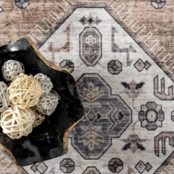 NuLOOM Evelina Traditional Stain Repellent Machine Washable Area Rug -Home Improvement Store GUEST 562d75cf a928 4781 90f6 4891b273dbb8