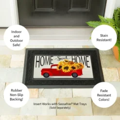 Evergreen Harvest Red Truck Sassafras Indoor Outdoor Switch Doormat 1'10"x10" Off-White 7 Evergreen Harvest Red Truck Sassafras Indoor Outdoor Switch Doormat 1'10"x10" Off-White -Home Improvement Store GUEST 574592ee 232a 4e11 b6de 9724adbd4b62