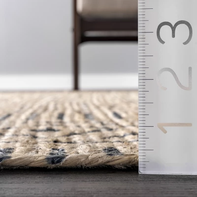 NuLOOM Micaela Global Braided Jute Area Rug 6 NuLOOM Micaela Global Braided Jute Area Rug - Image 4