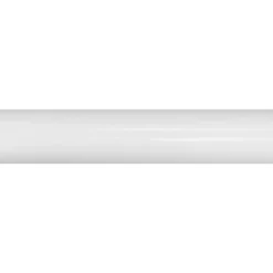 2PC 4FT 1-3/8" SMOOTH POLE WITH CONNECTOR SCREW White