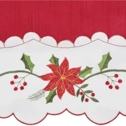 Collections Etc Poinsettia Curtains -Home Improvement Store GUEST 585c76fd dd43 448d 8ebd 4ec0f3d6502c