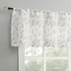 No. 918 1pc 52"x14" Hawthorne Leaf Print Crushed Sheer Voile Kitchen Curtain Valance Taupe -Home Improvement Store GUEST 596c162a c546 436a a75a f5592f97dbe1