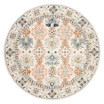 Ashley Medallion Tufted Accent Rug - Safavieh 8 Ashley Medallion Tufted Accent Rug - Safavieh - Image 6