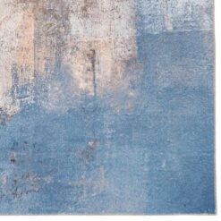 Washable Kyler Rug Beige/Blue - Linon