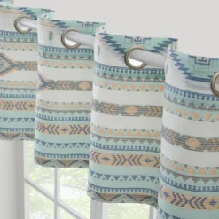 Phoenix Window Valance 84in X 16in + 1in Turquoise By Barefoot Bungalow 8 Phoenix Window Valance 84in X 16in + 1in Turquoise By Barefoot Bungalow -Home Improvement Store GUEST 5ba04182 e79e 4f18 8c96 f6ec5b1585a6