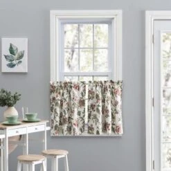 Ellis Curtain Madison Floral Design Printed Natural Ground 1.5" Rod Pocket Tailored Tier Brick 9 Ellis Curtain Madison Floral Design Printed Natural Ground 1.5" Rod Pocket Tailored Tier Brick -Home Improvement Store GUEST 5c7f379f f9b2 4184 a72e 901865e5b563