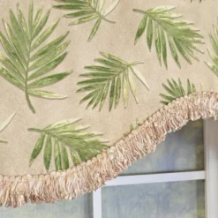 RLF Home 100% Cotton Hawthorn Cornice With Poly/Cotton Ivory Lining Rod Pocket Valance 50" X 17" Taupe -Home Improvement Store GUEST 5c93c5c2 e503 45f1 a464 7d01d269622a