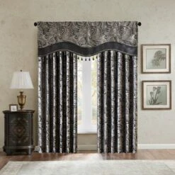 18"x50" Valerie Jacquard Window Valance -Home Improvement Store GUEST 5d43fe4a be40 4367 a313 90a7617154b5