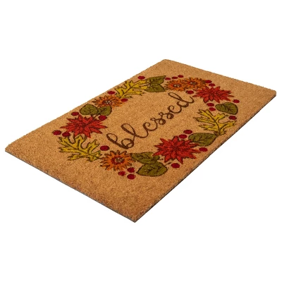1'4" X 2'4" Blessed Indoor/Outdoor Coir Doormat - Entryways 6 1'4" X 2'4" Blessed Indoor/Outdoor Coir Doormat - Entryways - Image 4
