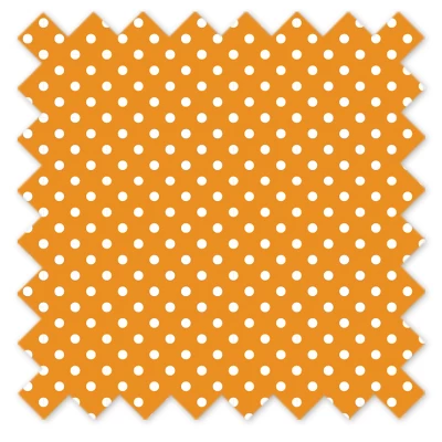 Bacati - Pin Dots Orange Cotton Printed Single Window Curtain Panel 5 Bacati - Pin Dots Orange Cotton Printed Single Window Curtain Panel - Image 3